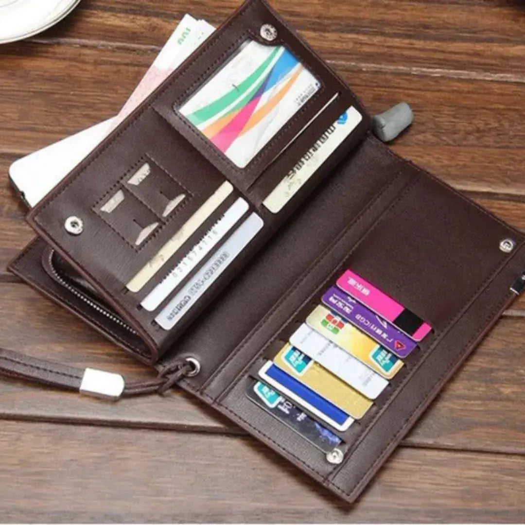 Leather Baellerry premium long wallet (100% original)